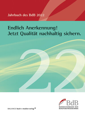 cover image of Endlich Anerkennung! Jetzt Qualität nachhaltig sichern.